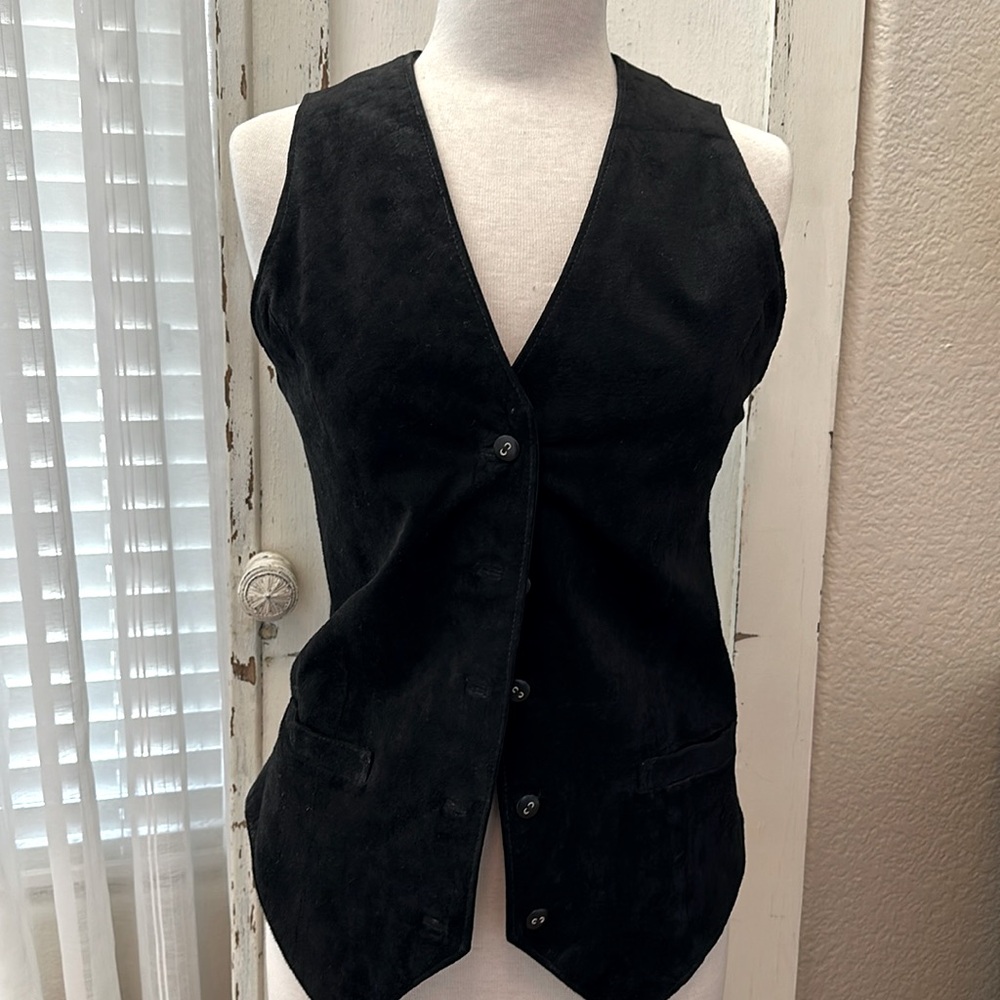 B B Dakota for BP Nordstrom black leather Vest
